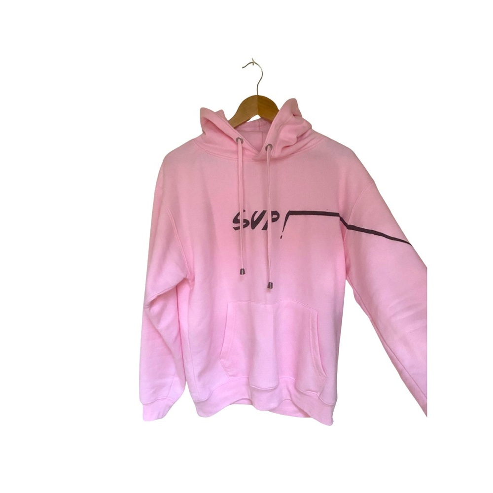 Pink Unisex Hoodie.